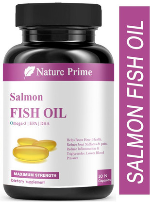 Nature Prime Salmon Fish Oil Capsules for Men \u0026 Women with Omega 3 Price in  India - Buy Nature Prime Salmon Fish Oil Capsules for Men \u0026 Women with Omega  3 online