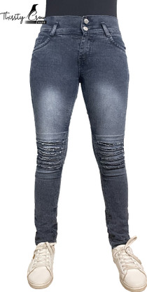 Slim Women Grey Jeans Price in India 