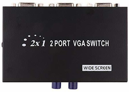 atekt TV-out Cable 2 Port VGA Switch 