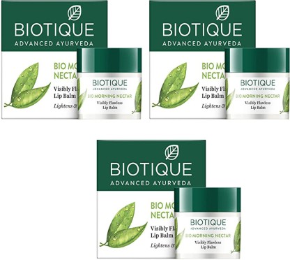 biotique morning nectar lip balm