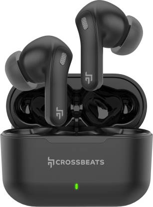 Crossbeats Epic Bluetooth Truly Wireless In Ear Earbuds, With Mic (Black)