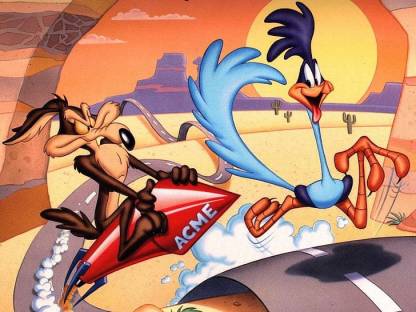 Tv Show Looney Tunes Wile E Coyote And The Road Runner Matte Finish Poster  Paper Print - Animation & Cartoons posters in India - Buy art, film,  design, movie, music, nature and