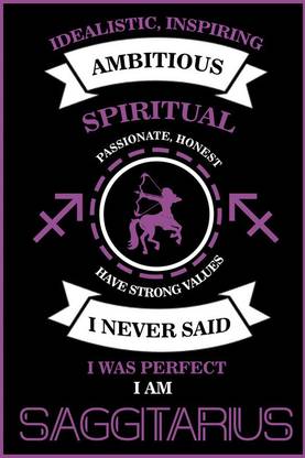 Astrology Wall Poster|I am a Sagittarius|Features Of Women ...