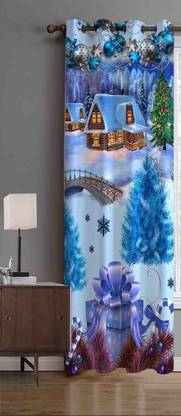 BLENZZA DECO 152 cm (5 ft) Polyester Semi Transparent Window Curtain Single Curtain