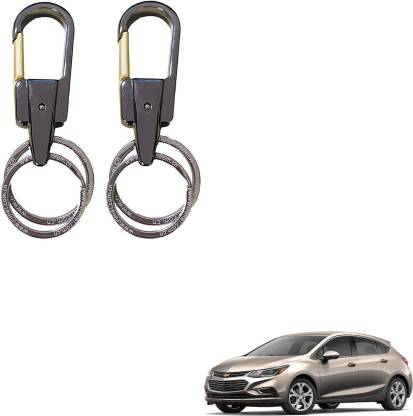 SEMAPHORE Stainless Steel Luxury Ca Keychain Elegance Double Key Ring for Chevrolet Cruze Key Chain