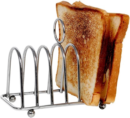 Yebobo steel bread rack.6 Slice Toast Rack 