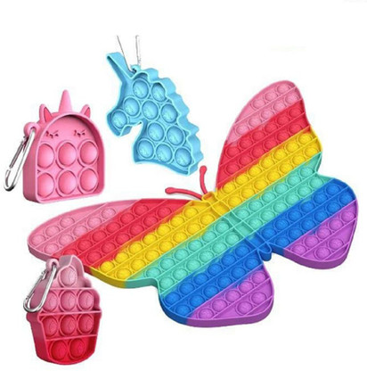 cupcake keychain Pop it Fidget Toys 