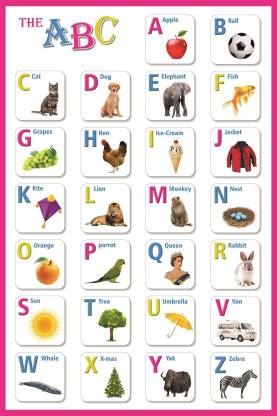ABCD Kids Early Educational Poster | Learning Posters | HD+ Poster  Photographic Paper - Educational, Children, Animation & Cartoons posters in  India - Buy art, film, design, movie, music, nature and educational