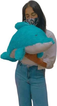 Ritu Shubhman's Creation Dolphin Toys for Kids - Stuffed Animal , Dolphin  Soft Toy , Whale Soft Toy , Fish Soft Toy - Stuff Toys for Babies - 35 cm -  Dolphin