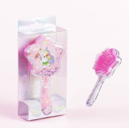 HighBoy BEST BABY RETUNS GIFT Unicorn Mermaid Cat Star Sequins Comb Massage  Children Comb Cute Girl Comb Carry Long Hair Mm Anti-knot Comb Hair Brush -  Price in India, Buy HighBoy BEST