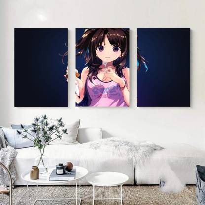 Framed Canvas Anime Art Wall Print Poster 46x27 Inch - NW-542 Canvas Art -  Decorative posters in India - Buy art, film, design, movie, music, nature  and educational paintings/wallpapers at 