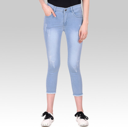 Regular Women Light Blue Jeans Price in 