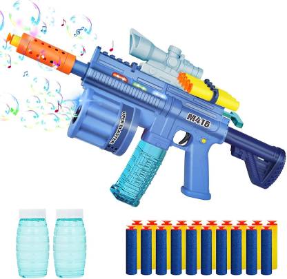 IndusBay Multifunctional 3 in 1 Light Sound M416 Toy Gun with Foam ...