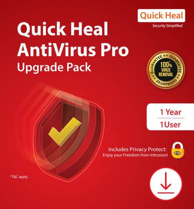 QUICK HEAL Renewal 1 PC PC 1 Year Anti-virus (Email Delivery ...