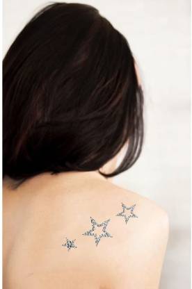 Comet Busters Cute Temporary Silver Work Star Body Tattoo Sticker (BT182) -  Price in India, Buy Comet Busters Cute Temporary Silver Work Star Body  Tattoo Sticker (BT182) Online In India, Reviews, Ratings