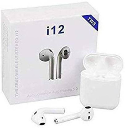 IMS TWS i12 Earpods Bluetooth Wireless Earbuds Bluetooth Headset Price in  India - Buy IMS TWS i12 Earpods Bluetooth Wireless Earbuds Bluetooth  Headset Online - IMS : Flipkart.com
