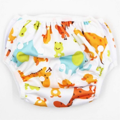 Baby Swim Diaper Reusable Pool Swim Diapers for Baby Boys Girls Toddlers Waterproof Swimming Pants for Unisex Baby Swimming Lesson Green 18-24 Months 