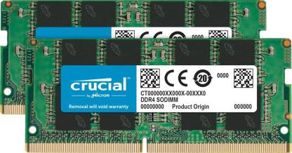 Crucial CT DDR4 4 GB (Dual Channel) Laptop SODIMM (CT2K4G4SFS6266)