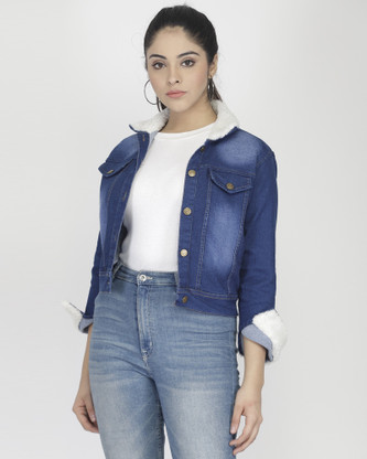 Women Denim Jacket online at Flipkart 