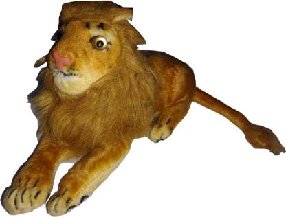NOH Lion Wild Animal Organic Stuffed Animal Toy for Kids (Imported Quality)  Original Looking Premium Material Quality Soft Toy (Babbar Sher) - 32 cm -  Lion Wild Animal Organic Stuffed Animal Toy