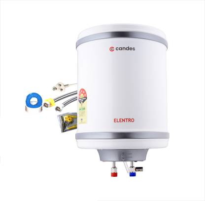 [For Paytm Wallet] Candes 15 L Storage Water Geyser (Elentro, White)