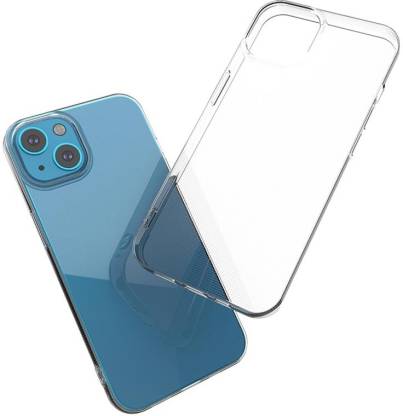 CaseTunnel Back Cover for Apple iphone 13 Pro Max (Transparent , Flexible , Silicon , Perfect Fitting)