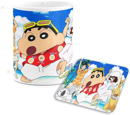 TrendoPrint Shinchan Cartoons With Coaster (Plate) Ceramic Coffee Milk Tea Cup (350Ml) Best Gift For Happy Birthday, Anniversary, Friendship Day, Kids, Friends, Brother, Sister, Boys, Girls, Son, Daughter_(MC-57) Ceramic Coffee Mug Price TrendoPrint Shinchan Cartoons With Coaster (Plate) Ceramic Coffee Milk Tea Cup (350Ml) Best Gift For Happy Birthday, Anniversary, Friendship Day, Kids, Friends, Brother, Sister, Boys, Girls, Son, Daughter_(MC-57) Ceramic Coffee Mug Price