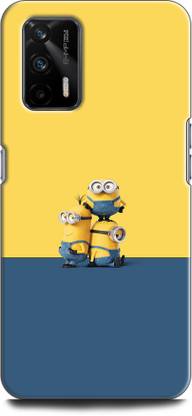 WallCraft Back Cover for Realme GT 5G, RMX2202 MINIONS, FUNNY MINIONS, COMIC, MOVIE, CARTOON