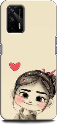 WallCraft Back Cover for Realme GT 5G, RMX2202 GIRL, ANIME, CARTOON, LOVE, CUT GIRL