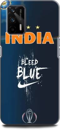 WallCraft Back Cover for Realme X7 Max, RMX3031 INDIA, INDIAN JERSEY, WORD CUP, CRICKETE, SPORTS