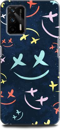 WallCraft Back Cover for Realme GT 5G, RMX2202 MARSHMELLO, DJ, EDM, MUSIC, SMILEY, FUNNY