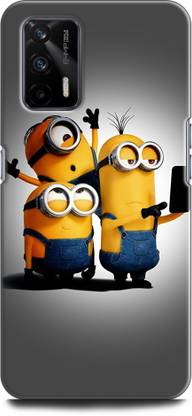 WallCraft Back Cover for Realme X7 Max, RMX3031 MINIONS, FUNNY MINIONS, COMIC, MOVIE, CARTOON