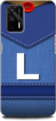 WallCraft Back Cover for Realme X7 Max, RMX3031 L, L LETTER, L NAME, BLUE, JEANS, L ALPHABET, ALPHABET