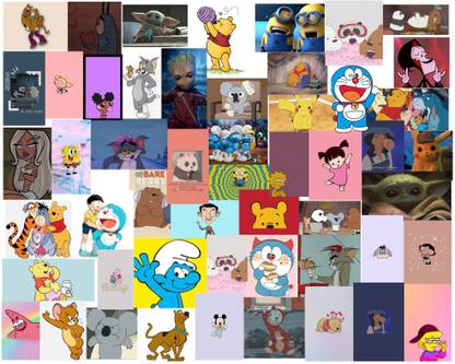 Anime Cartoons Aesthetic for Wall Collage 50+5PCS Photographic Paper - Animation & Cartoons posters in India - Buy art, film, design, movie, music, nature and educational paintings/wallpapers at Anime Cartoons Aesthetic for Wall Collage 50+5PCS Photographic Paper - Animation & Cartoons posters in India - Buy art, film, design, movie, music, nature and educational paintings/wallpapers at