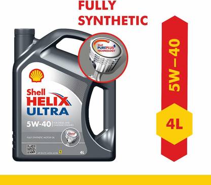 Shell Helix Ultra 5W-40 API SN Fully Synthetic Engine Oil for Petrol ...
