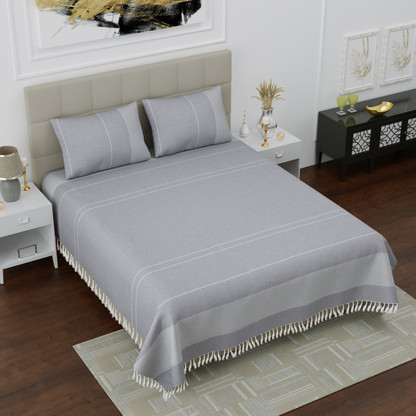 Varde 180 TC Cotton Double Striped Flat 
