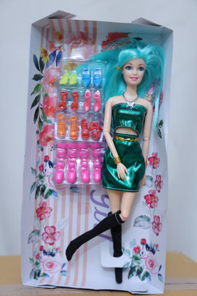 barbie with green dress
