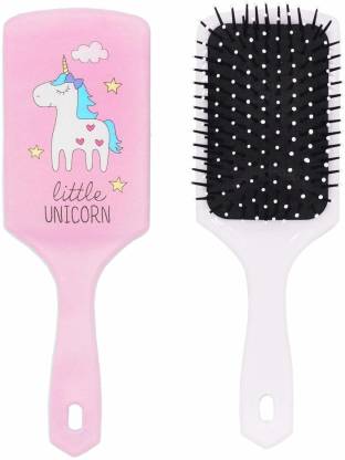 Grazy Unicorn hair brush full pink color best choice for girls and woman pk  of 1 - Price in India, Buy Grazy Unicorn hair brush full pink color best  choice for girls