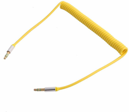 Plug Car Aux Audio Cable Yellow 