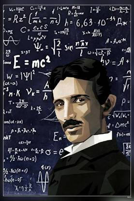 Nikola Tesla Matte Finish Poster Paper Print - Animation & Cartoons posters  in India - Buy art, film, design, movie, music, nature and educational  paintings/wallpapers at 