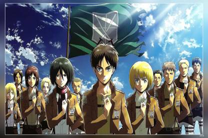 Attack on Titan Anime Series Matte Finish Poster Paper Print - Animation & Cartoons posters in India - Buy art, film, design, movie, music, nature and educational paintings/wallpapers at Attack on Titan Anime Series Matte Finish Poster Paper Print - Animation & Cartoons posters in India - Buy art, film, design, movie, music, nature and educational paintings/wallpapers at