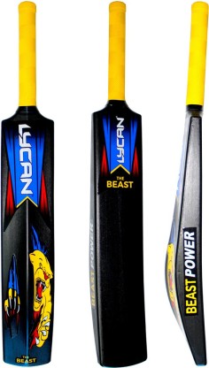 Deal Lycan Beast Full Size Hard PVC/Plastic Cricket Bat 