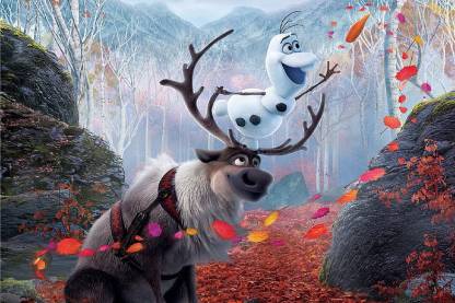 Smoky Design movie frozen 2 olaf frozen sven frozen hd Wallpaper Poster  Price in India - Buy Smoky Design movie frozen 2 olaf frozen sven frozen hd  Wallpaper Poster online at 