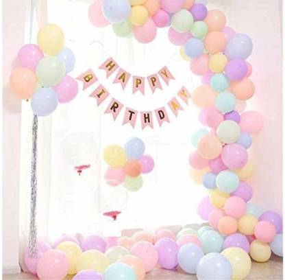 Flipkart.com | Realistic Store Printed Happy Birthday Pink Banner with ...