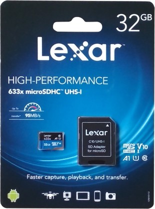 Lexar Professional 633x 32GB SDHC UHS-I Karte 