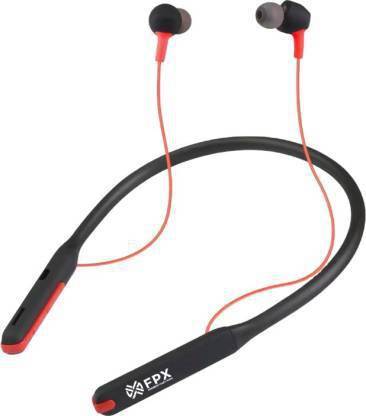 FPX Horizon Wireless neckband with Playtime of 35hrs Bluetooth Headset  (Red, Black, In the Ear) at Rs. 594