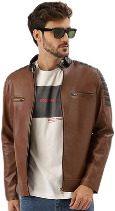 Men Leather Jacket Price in India - Buy 