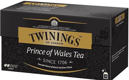 TWININGS TWINING OF LONDON PRINCE OF WALES TEA SMOOTH BLEND ...