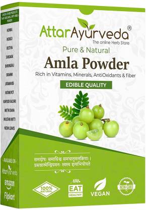 Attar Ayurveda Pure Amla Powder For Hair Growth - Price in India, Buy Attar  Ayurveda Pure Amla Powder For Hair Growth Online In India, Reviews, Ratings  & Features 