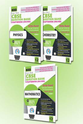 MBD Sure Shot CBSE Question Bank Class 12 (Set Of 3 Books)-Phy, Che, Maths
